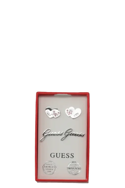 Earrings set ROSE Guess silver