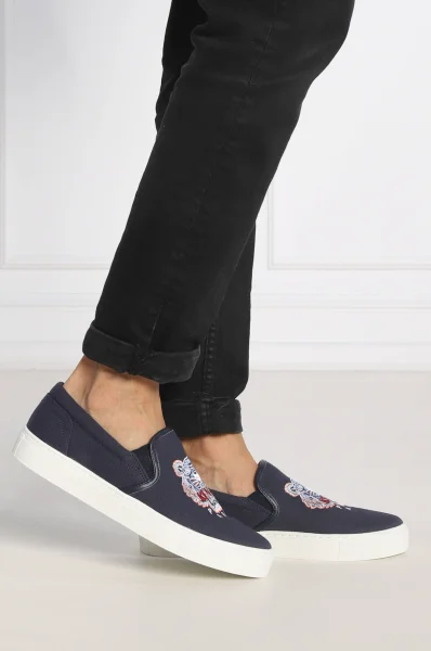 Slip-ons | with addition of leather Kenzo navy blue