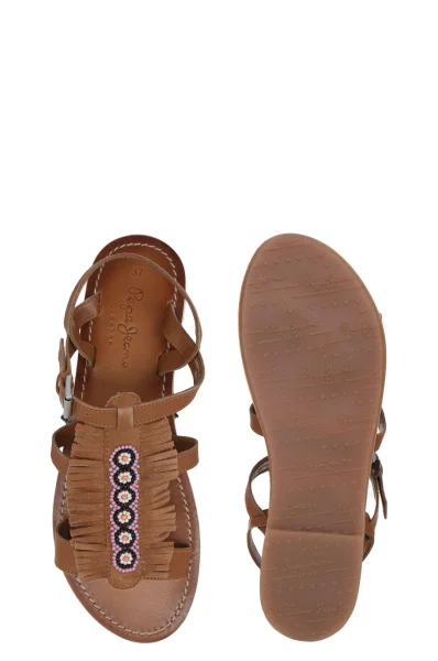 Maya Indian Sandals Pepe Jeans London brown