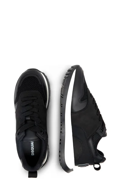 Leather sneakers Dsquared2 black