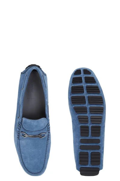 Leather loafers Driprin BOSS BLACK blue