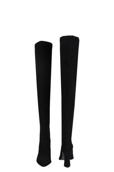 Thigh high boots Hirise | with addition of leather Stuart Weitzman black