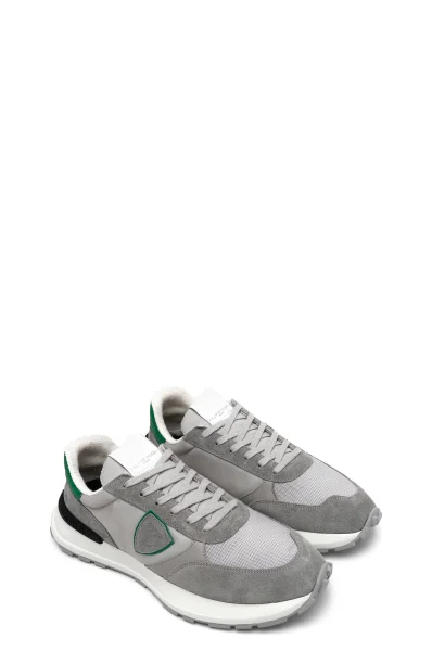 Leather sneakers ANTIBES Philippe Model gray