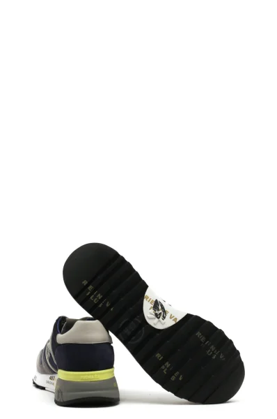 Sneakersy LANDER | z dodatkiem skóry Premiata niebieski