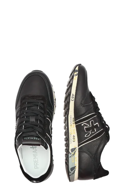 Sneakersy ERIC | z dodatkiem skóry Premiata czarny
