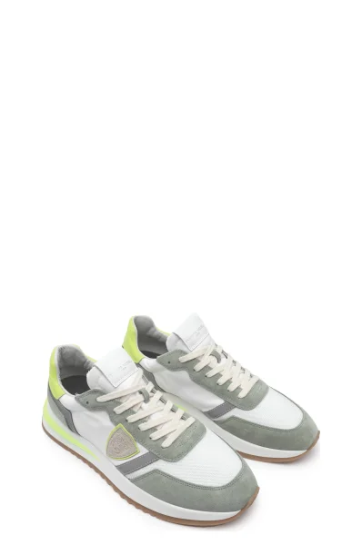 Leather sneakers Philippe Model green