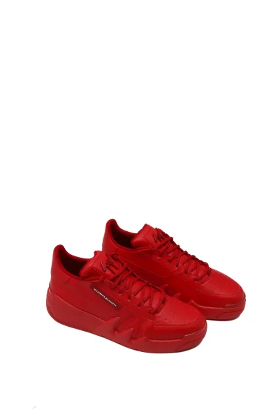 Leather sneakers Giuseppe Zanotti red