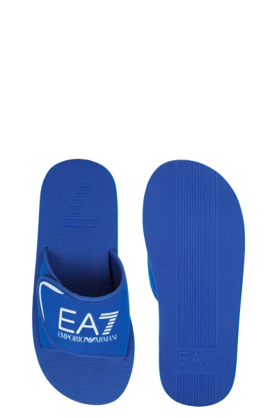 Klapki EA7 niebieski
