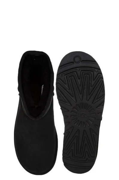 Leather snowboots CLASSIC MINI UGG black