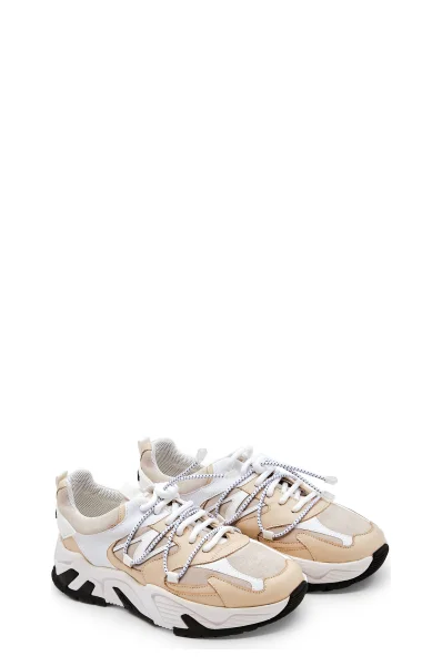 Leather sneakers Iceberg 	camel	