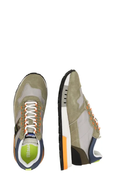 Sneakers | with addition of leather BLAUER khaki