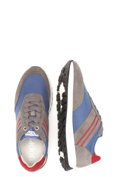 Sneakersy linas | z dodatkiem skóry Joop! niebieski