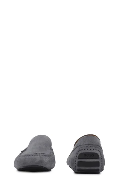 Loafers Driver_Mocc BOSS BLACK gray