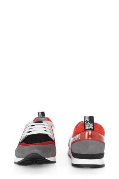 Sneakersy Love Moschino czerwony