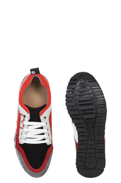 Sneakersy Love Moschino czerwony