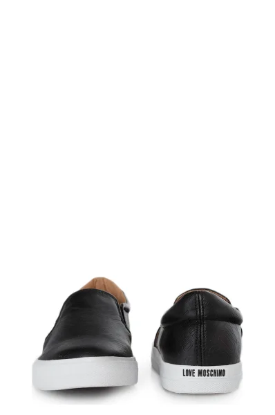 Slip-On Sneakers Love Moschino black