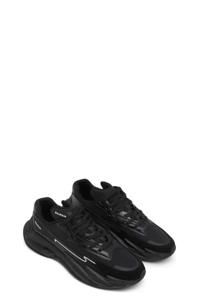 Leather sneakers RUN-ROW Balmain black