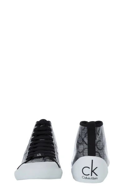 Moda Iconogram Canvas Sneakers  Calvin Klein black