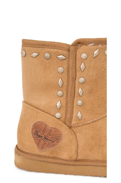 Angel Studs Snow boots Pepe Jeans London brown