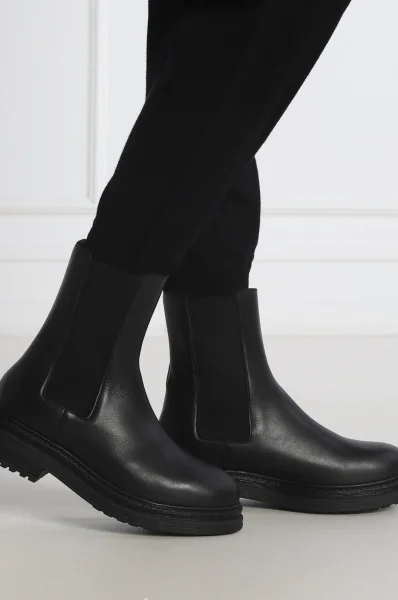 Leather jodhpur boots CUSCINO Marella black