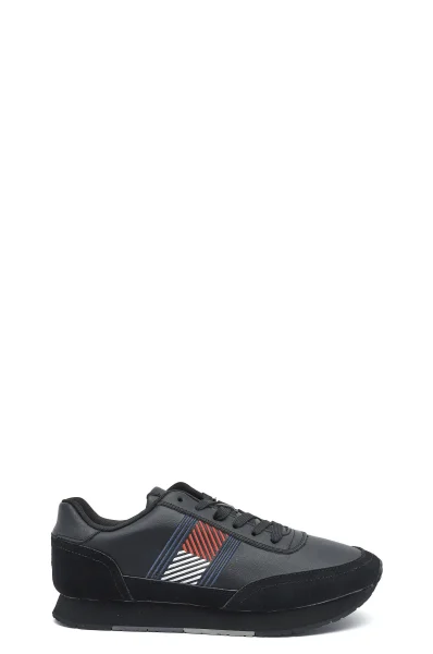 Leather sneakers Tommy Hilfiger black