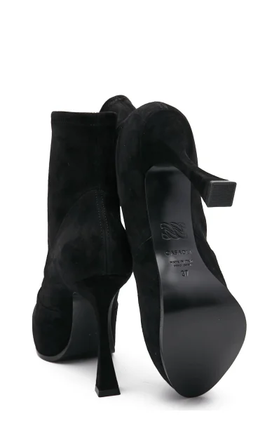 Leather ankle boots Casadei black
