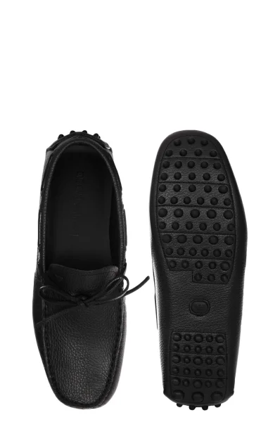 Leather loafers Emporio Armani black