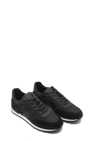 Sneakers | with addition of leather BOSS Kidswear black