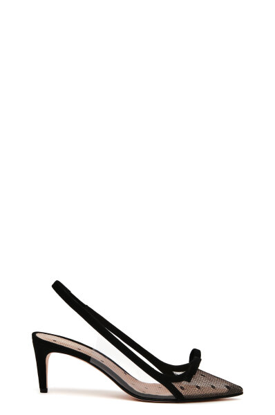 Leather sandals Red Valentino black