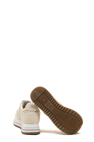Sneakers | with addition of leather Patrizia Pepe cream