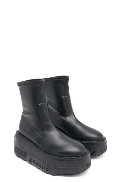 Leather ankle boots MALLEOLO Casadei black