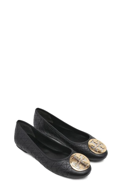 Leather ballet shoes CLAIRE TORY BURCH black