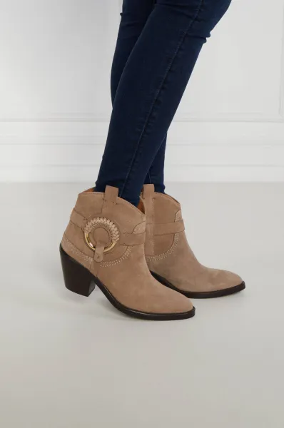 See by cheap chloe western boots