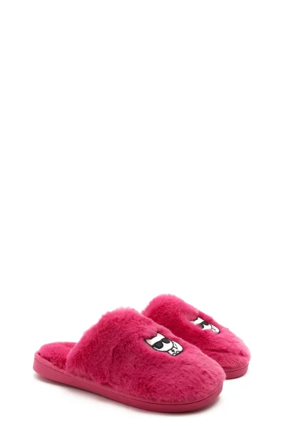 домашнє взуття aqua Karl Lagerfeld Kids рожевий