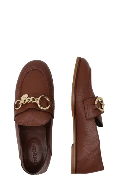 Leather loafers ARYEL See By Chloé brown