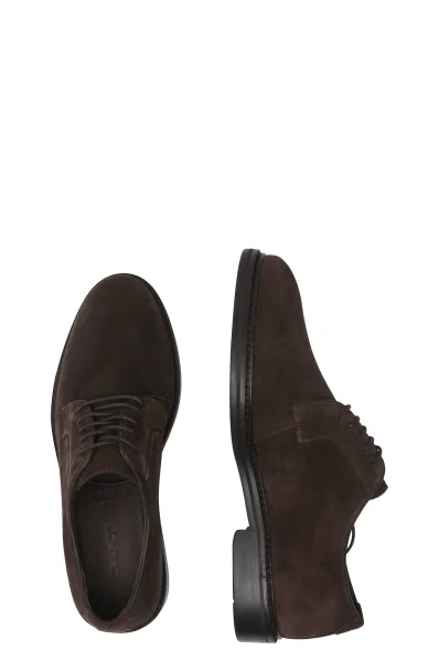 Leather derby shoes Bidford Gant brown