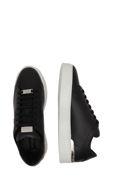 Leather sneakers Philipp Plein black
