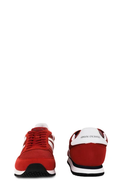 Sneakersy Armani Exchange czerwony
