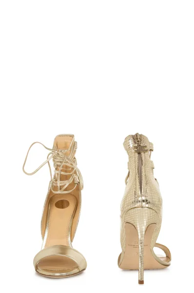 Heeled sandals Elisabetta Franchi gold