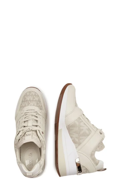 Sneakers GEORGIE | with addition of leather Michael Kors cream