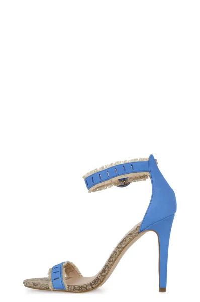 Sandały na szpilce Petra GUESS niebieski