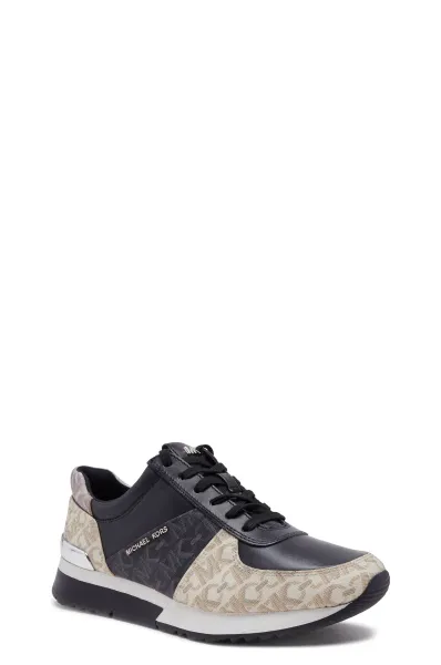 Allie metallic leather hot sale and suede sneaker