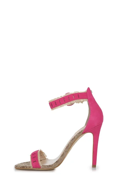 Sandały na szpilce Petra Guess różowy