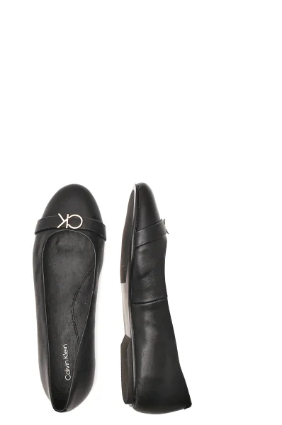 Leather ballet shoes Calvin Klein black