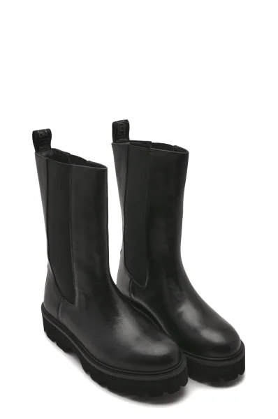 Leather jodhpur boots BLAUER black