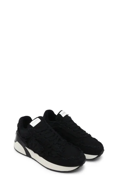 Sneakers | with addition of leather Pinko black