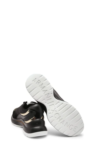 Sneakers | with addition of leather Armani Exchange black