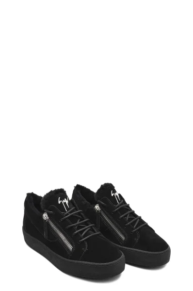 шкіряне кросівки Giuseppe Zanotti чорний