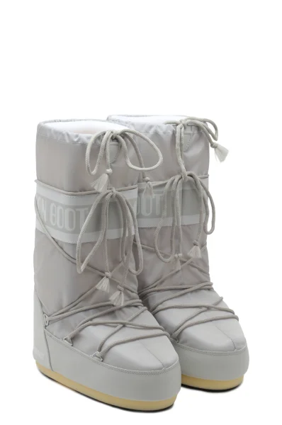 Insulated Śniegowce Nylon Moon Boot gray