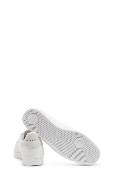 Slip-ons | with addition of leather Armani Exchange white